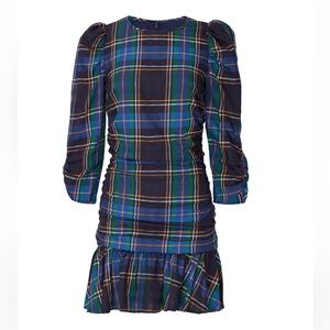 Preloved Tanya Taylor Plaid Raven Dress Size Size 18